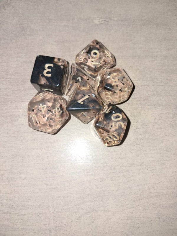 Dark Smoke d&d dice