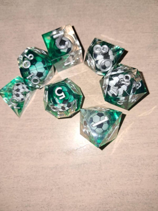 Moving football d&d dice