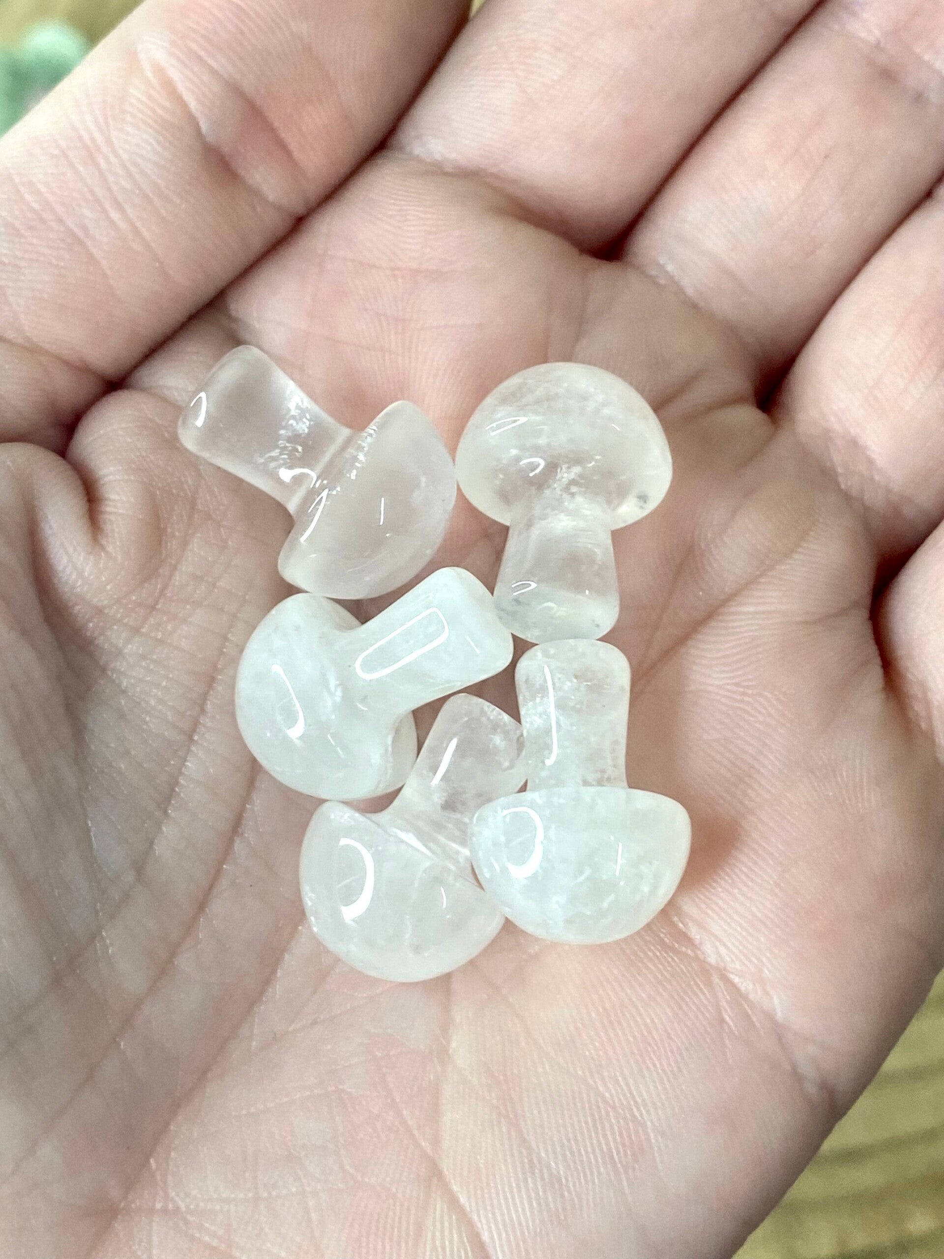 Bergkristal mini paddenstoel