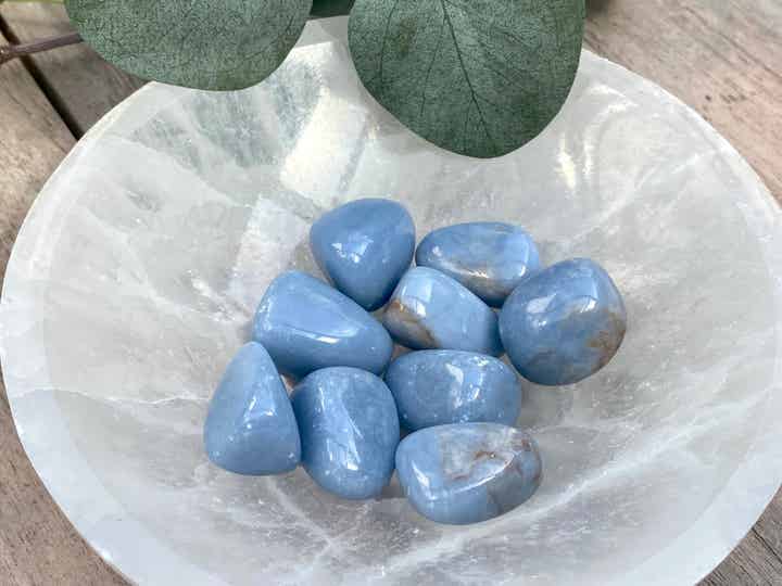 Angeliet trommelstenen