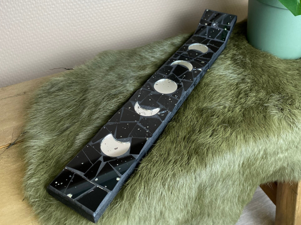 Wierook plankje zwart maan