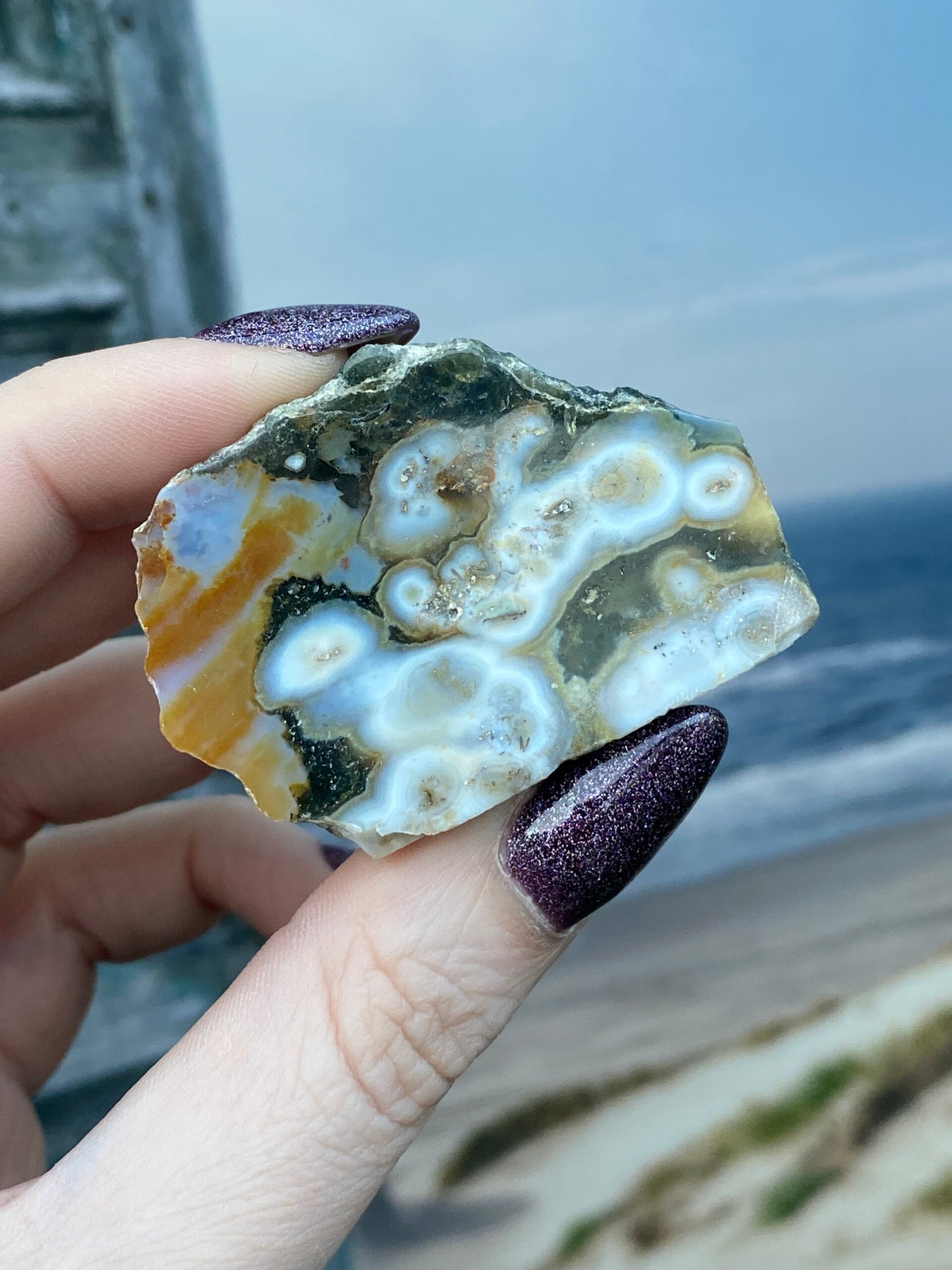 Oceaan jaspis stukje 12