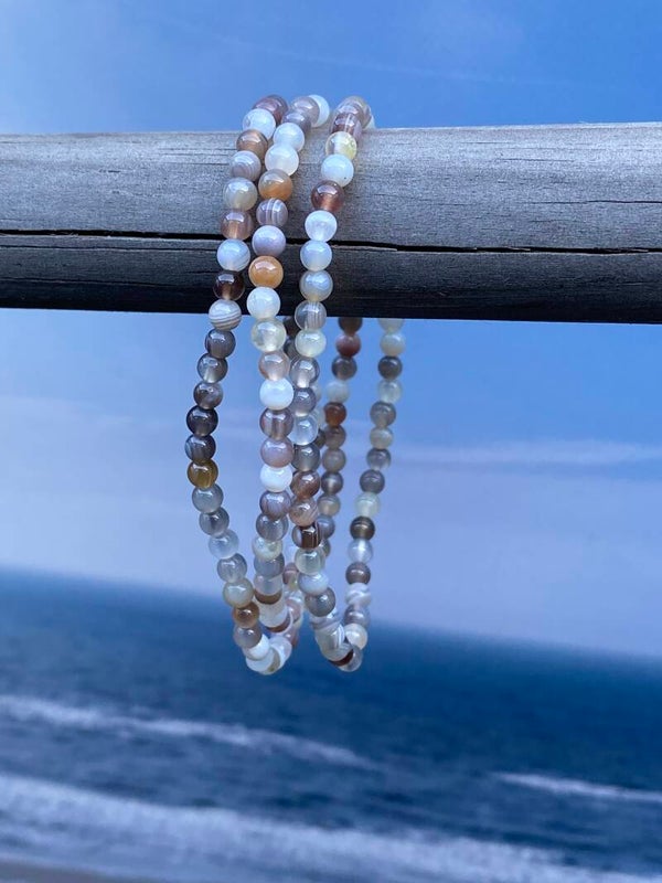 Botswana agaat armband 4mm