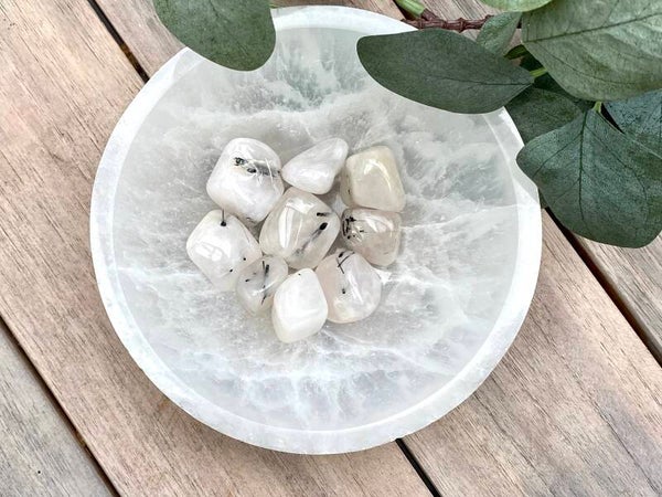 Toermalijn kwarts trommelstenen