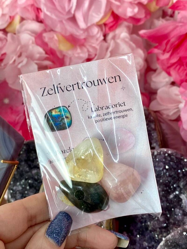 Trommelstenen Setje: Zelfvertrouwen