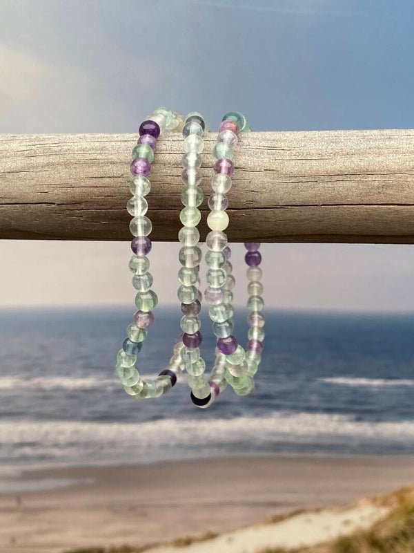 Fluoriet armband 4mm