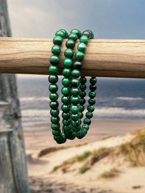 Malachiet armband 6mm