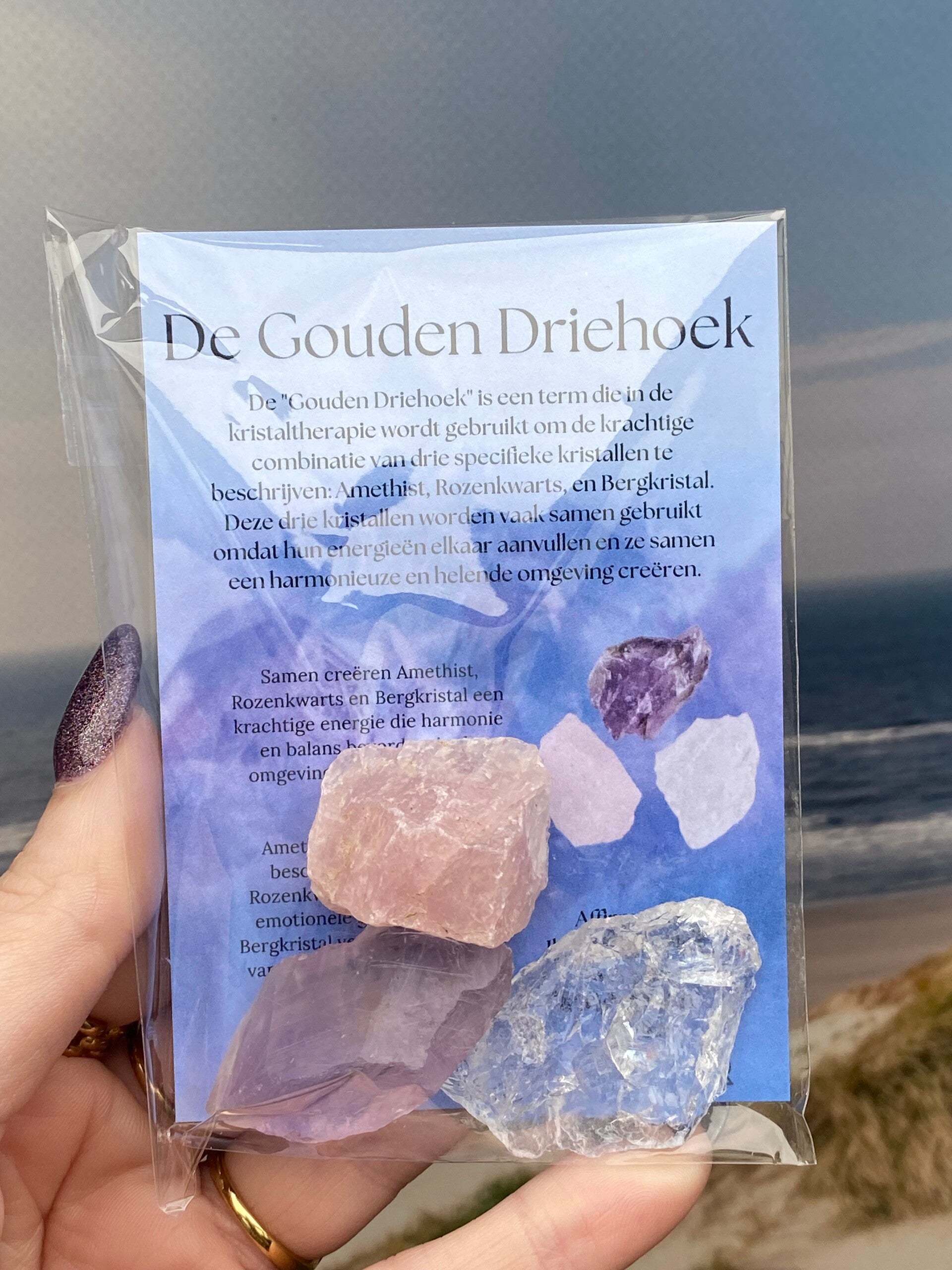 Gouden driehoek ruw setje