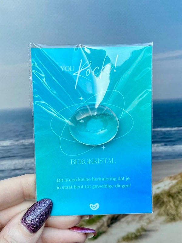 Bergkristal cadeausetje You Rock