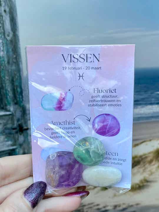 Edelsteen sterrenbeeld setje: Vissen