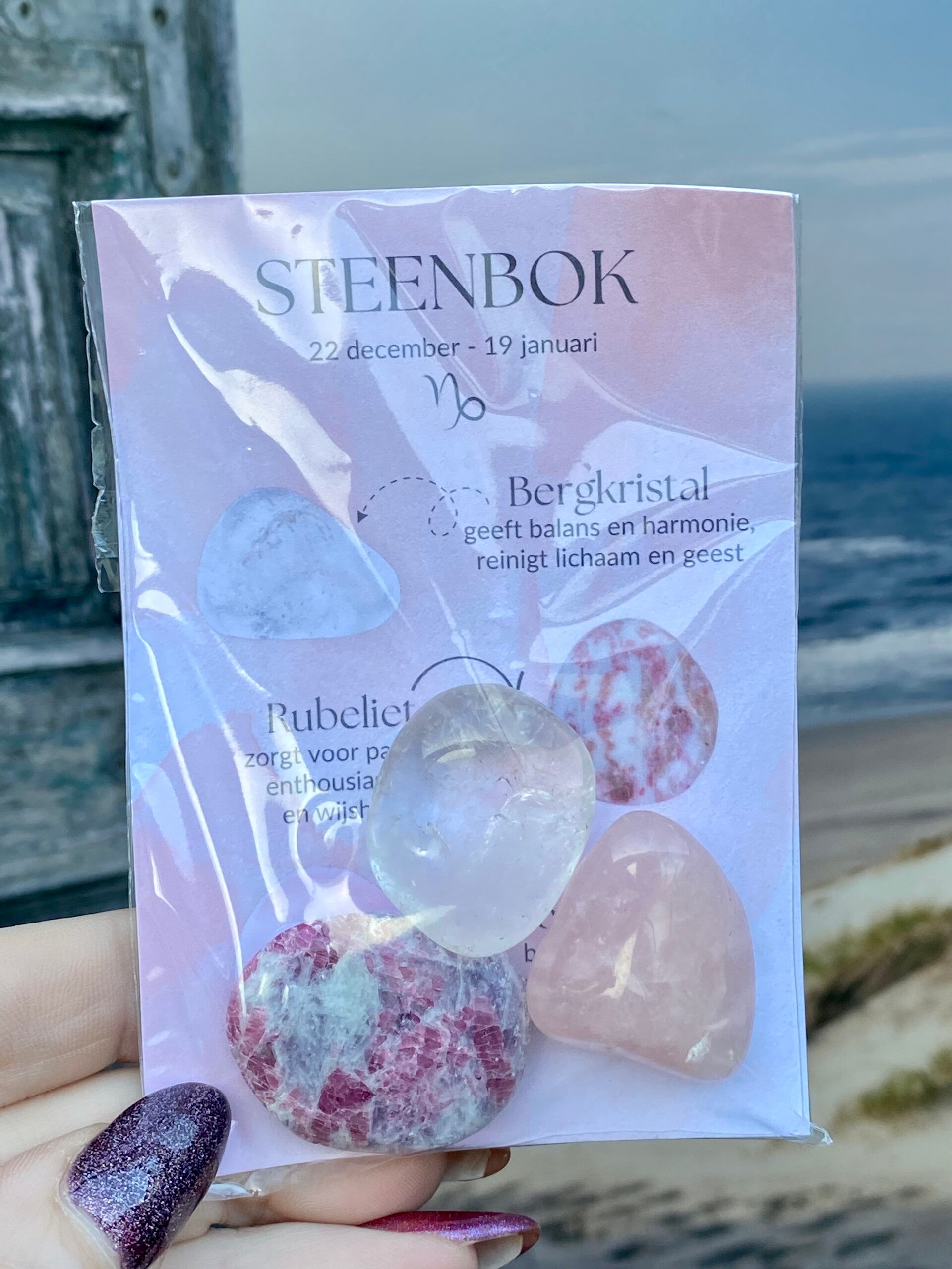 Edelsteen sterrenbeeld setje: Steenbok