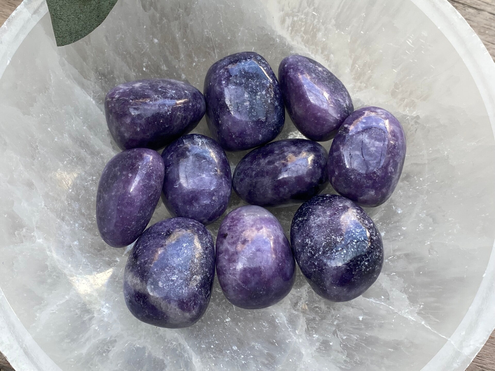 Lepidoliet trommelstenen