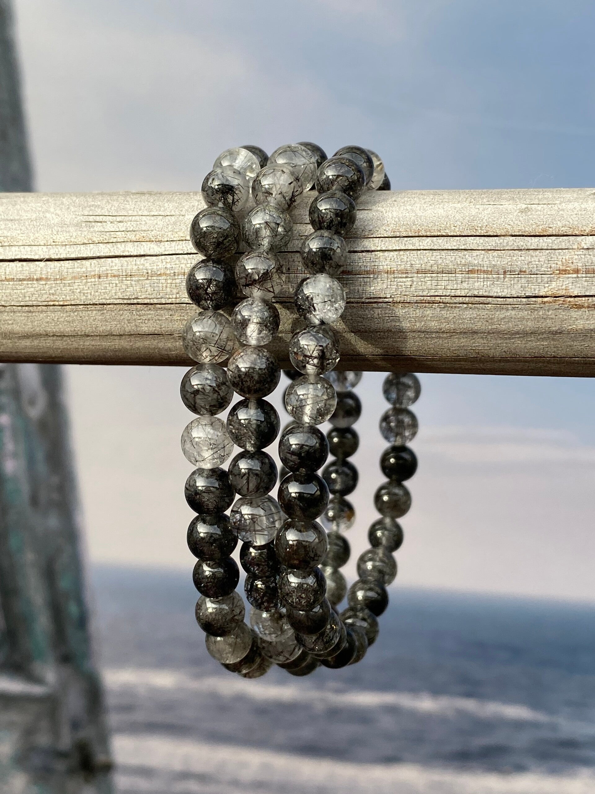 Toermalijn kwarts armband 6mm