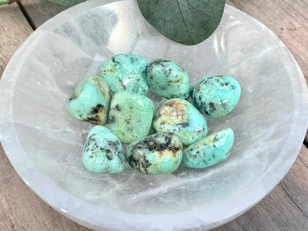 Chrysopraas trommelstenen