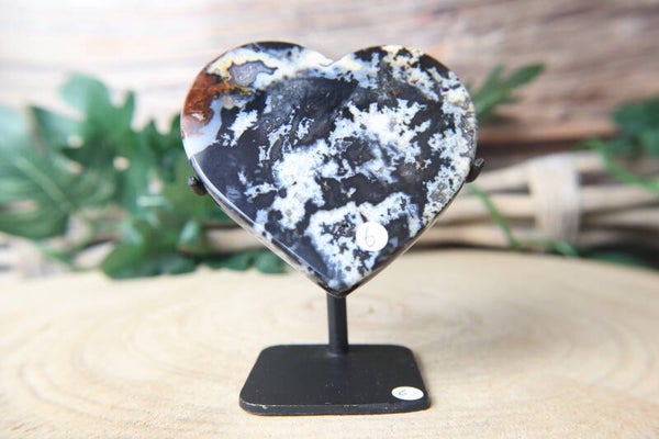 Agaat hart op standaard 6