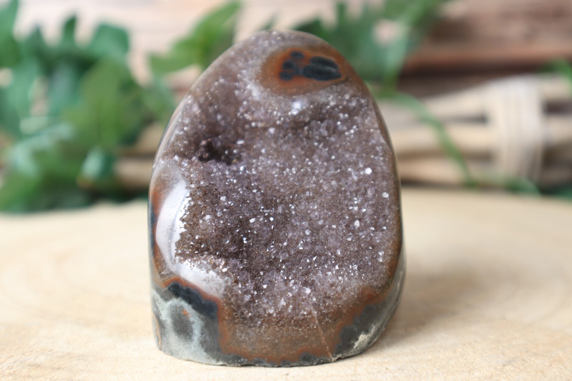 Druzy galaxy amethist stalactiet 9