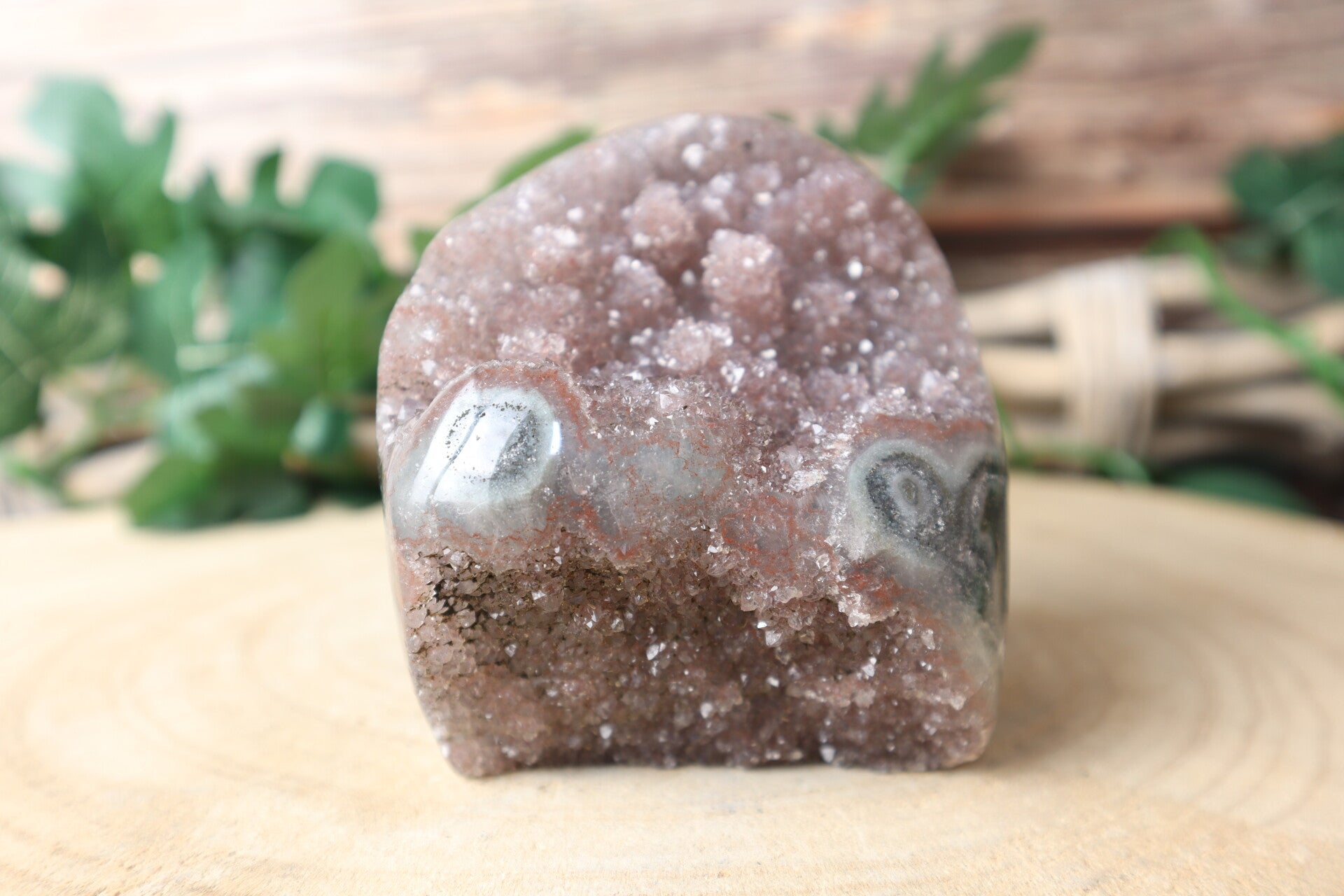 Druzy galaxy amethist stalactiet 12