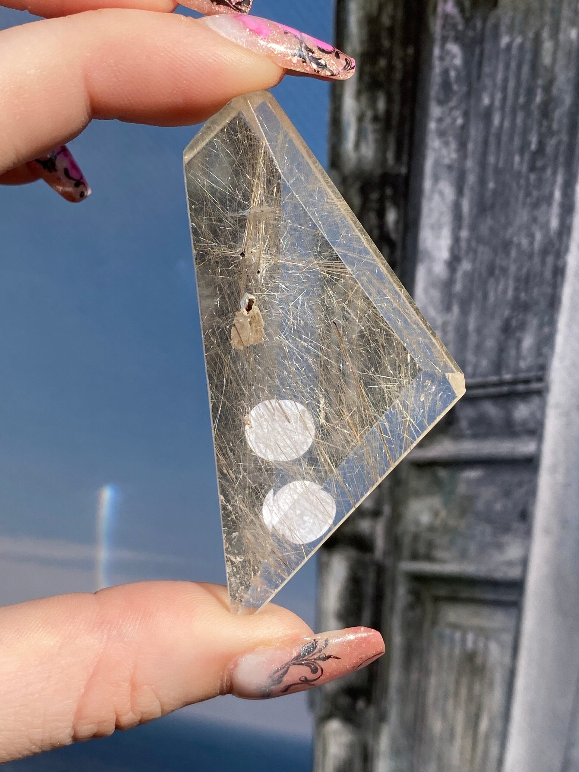 Rutiel kwarts stukje #4