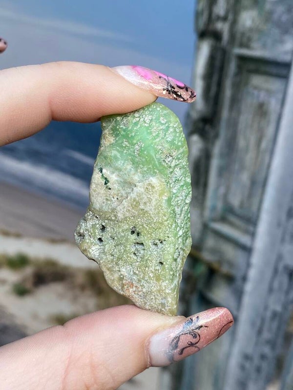 Chrysopraas ruw #0289