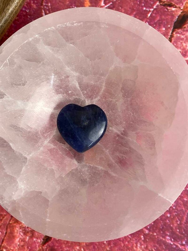 Sodaliet hartje 2cm