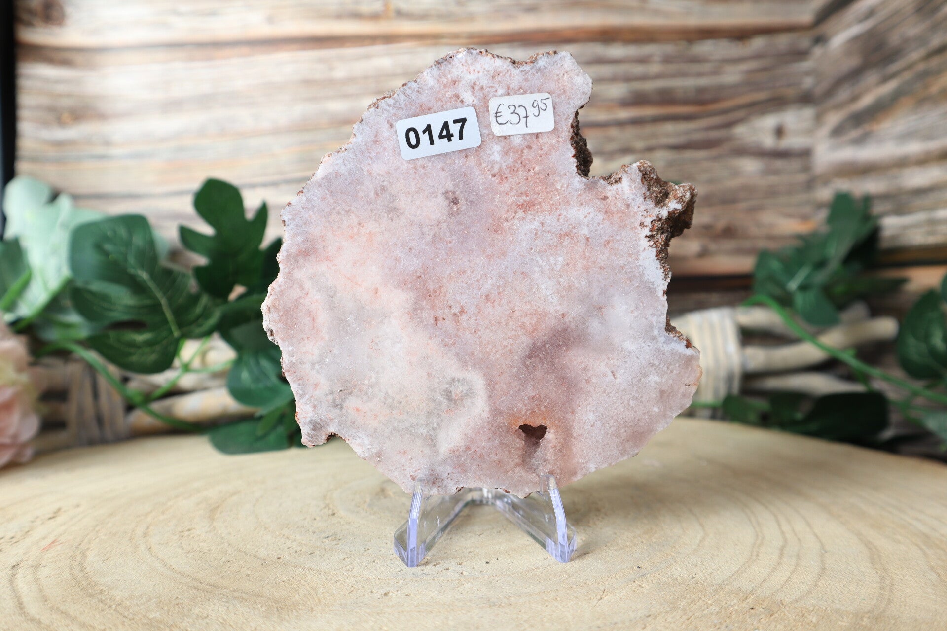 Roze amethist plak 0147