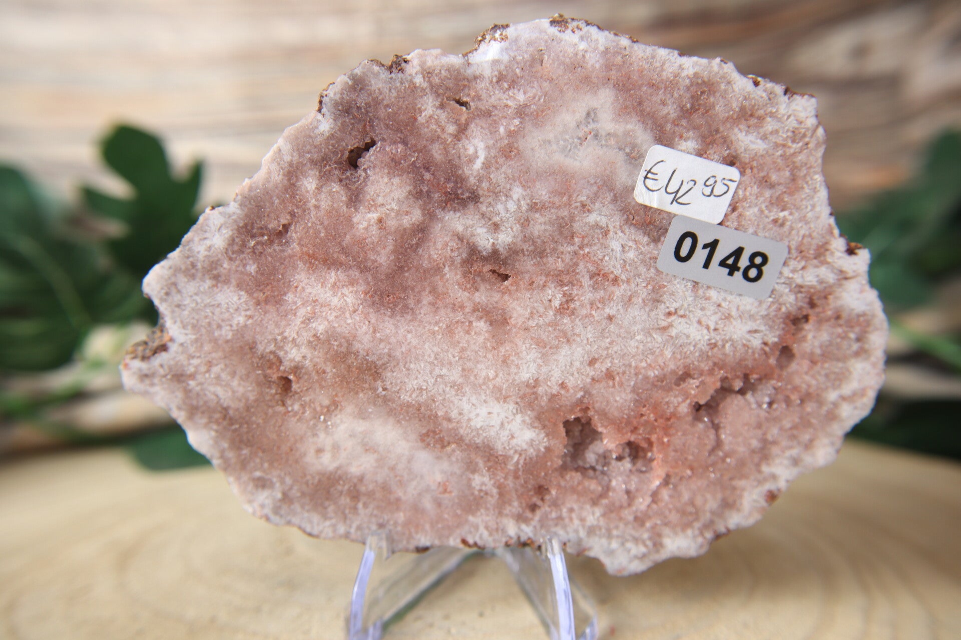 Roze amethist plak 0148