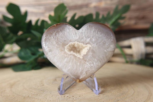 Agaat druzy hart 0196