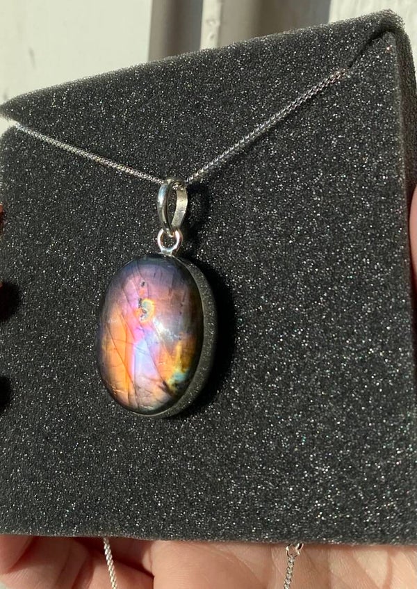 Spectroliet ketting hanger zilver 925