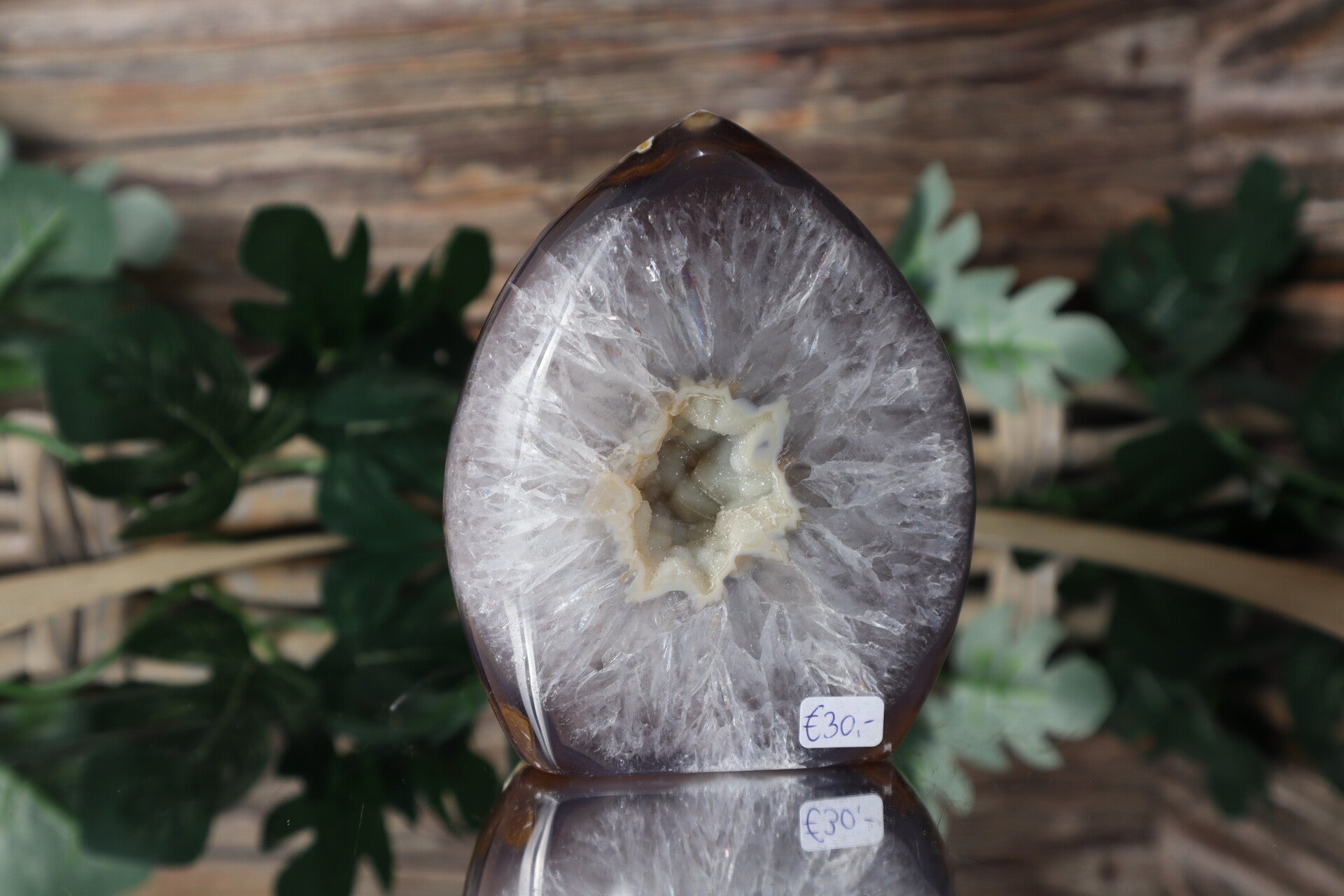 Agaat vlam met druzy #0805