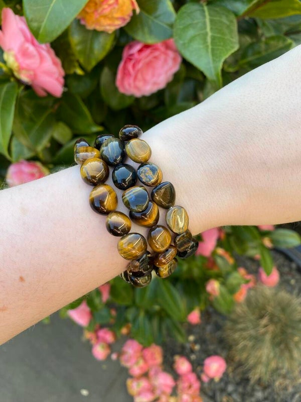 Valkenoog armband trommelstenen