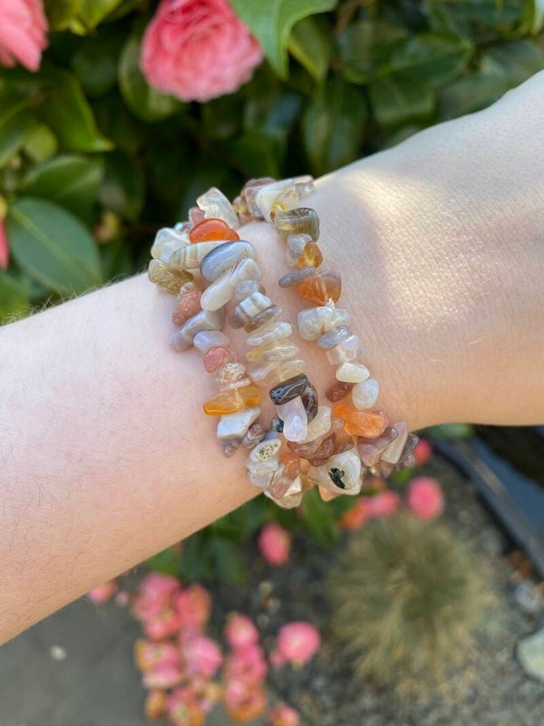 Botswana Agaat split armband