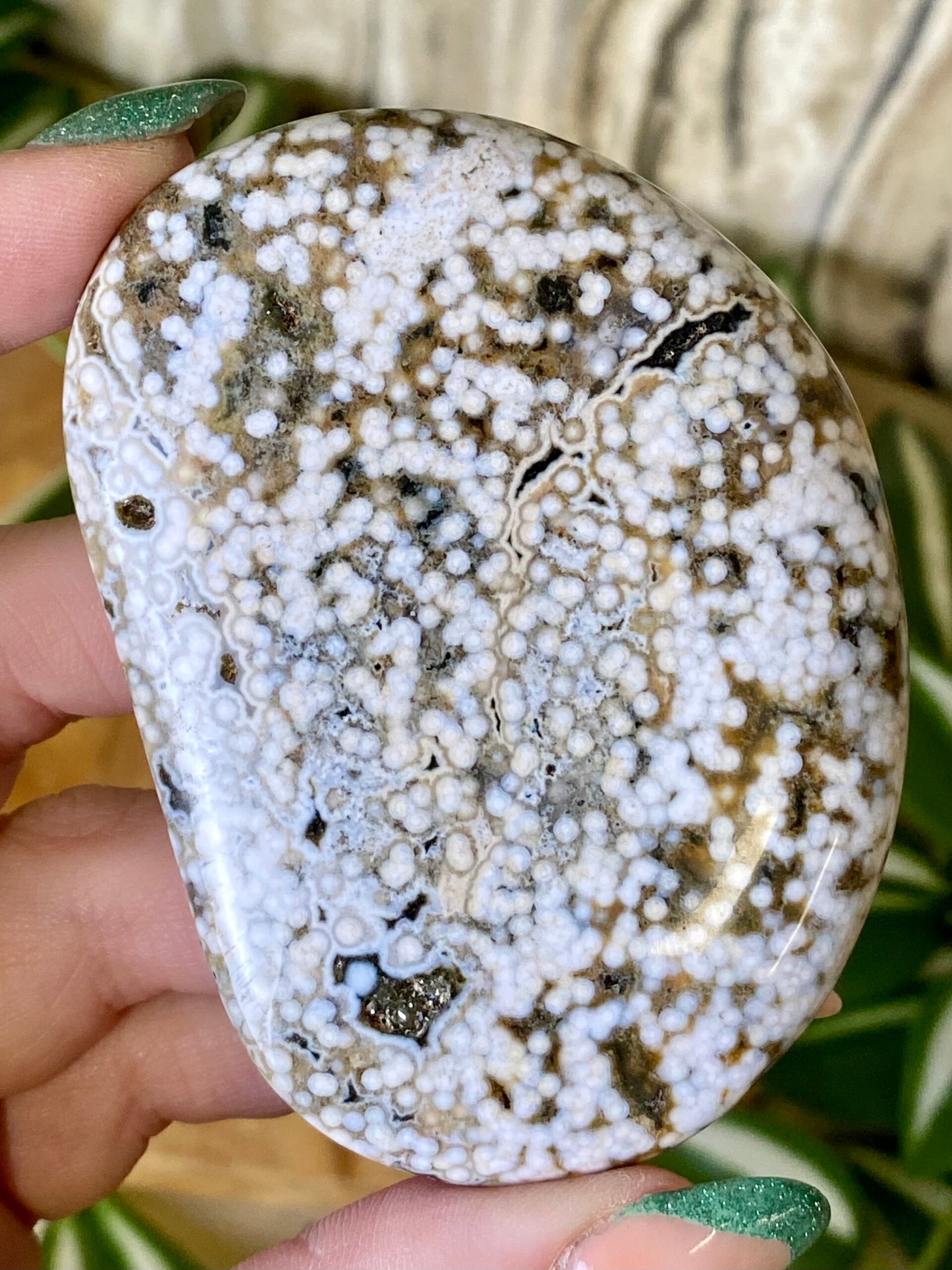 Oceaan jaspis handsteen 0011