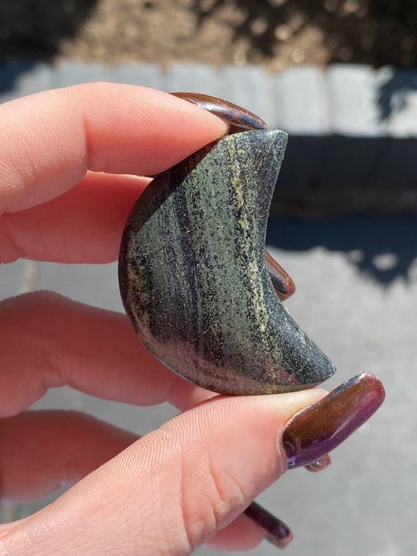 Jaspis (groen) maan nr 9