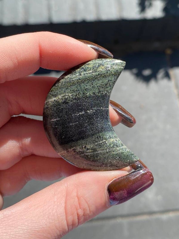 Jaspis (groen) maan nr 11