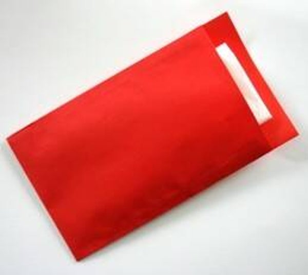 Kadozak papier rood - 12 x 19cm pak -250st - 262403-1715