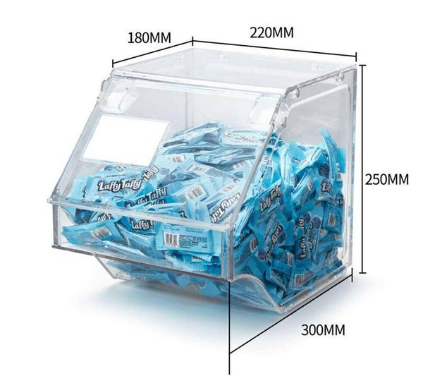 BMR-SS-01 Snoepbak 8liter afm ca breed 24cm x H30cm x diepte 24cm