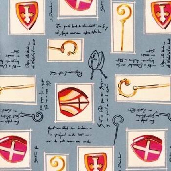 kadopapier SINT luxe 50cm dessin 6009