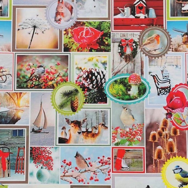 kadopapier KERST luxe 50cm x 200mtr - dessin 6058