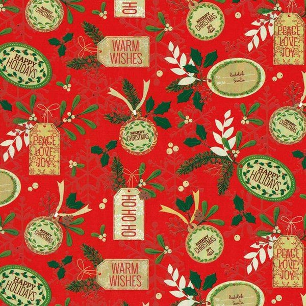 kadopapier KERST luxe 50cm x 200mtr - dessin 6059