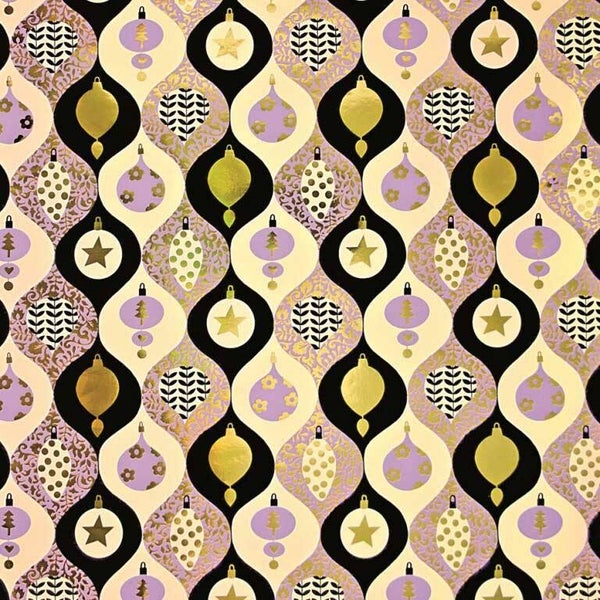 kadopapier KERST luxe 50cm x 100mtr - dessin 6154