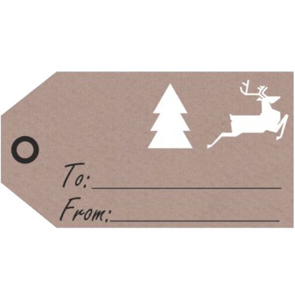 Wensetiket Kerst 724 to... from... - rol 500st