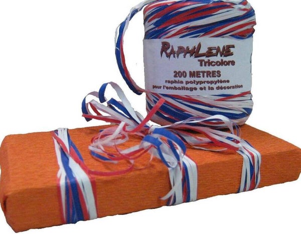 725200 Themalint RAFFIA / RAPLENE bol 200mtr NEDERLANDSE VLAG -  per rol