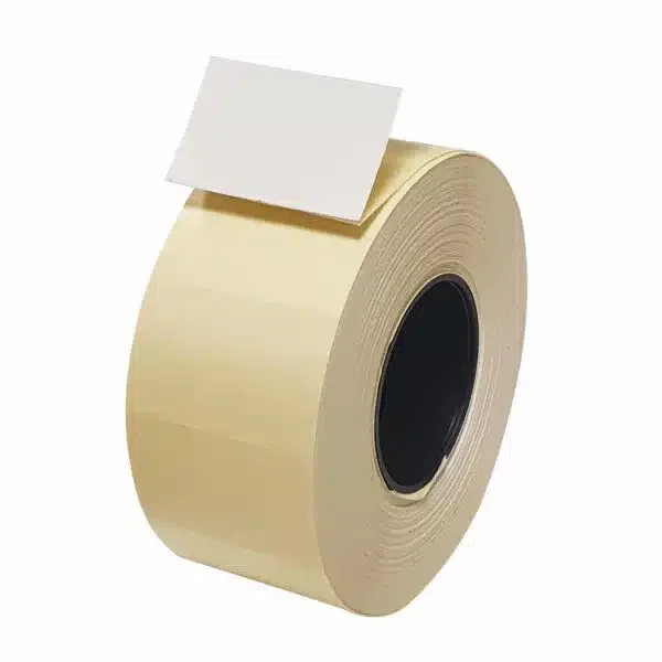 516078 beprijzen - Prijstangetiket permanent 26x16mm RH wit - doos 36 rol 1000st a € 1,05 per rol