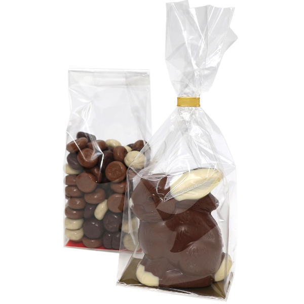 PP Blokbodemzak 80 + 40 x 315mm - 40my - ds 1000st