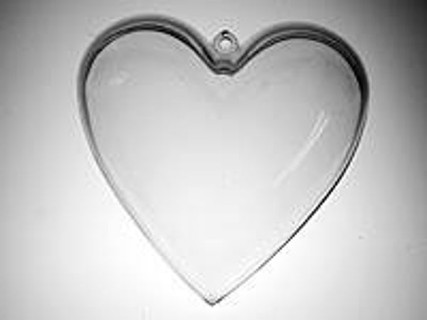 163204 plastic hart 8cm - ds 25st