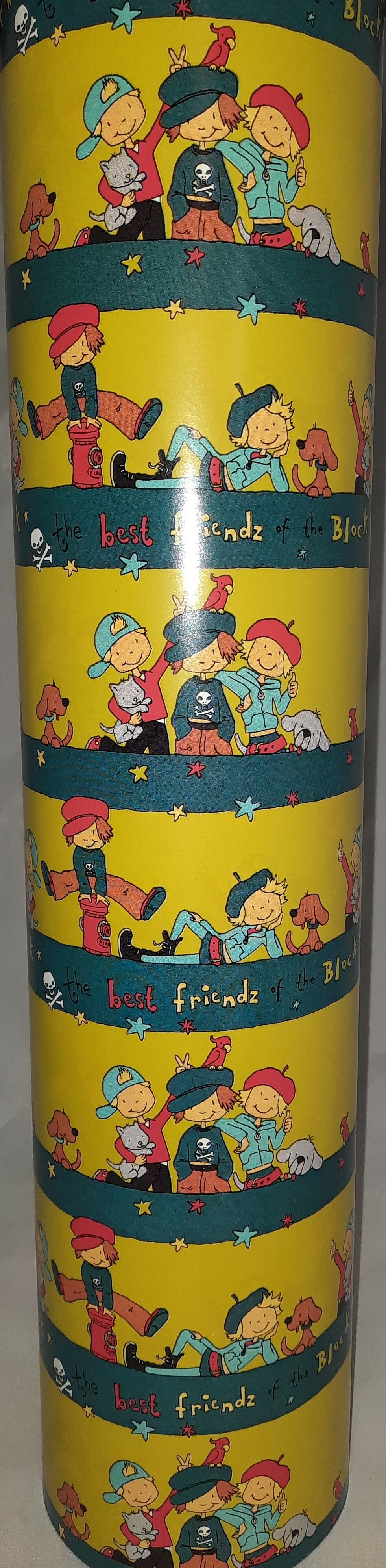 ** kadopapier AKTIE 50cm x 200mtr - spelende kinderen