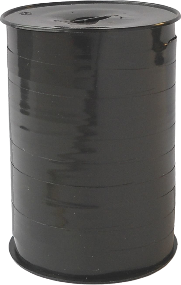 715110 Lint metallic 10mm x 250yard zwart