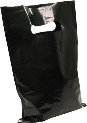 Tas ldpe 50my zwart  - afm 45x50+8cm  - ds500st - 288811