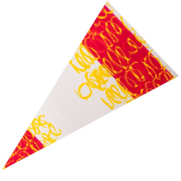 Puntzak rood/geel 500gram -  ds 1000st - SC/8018