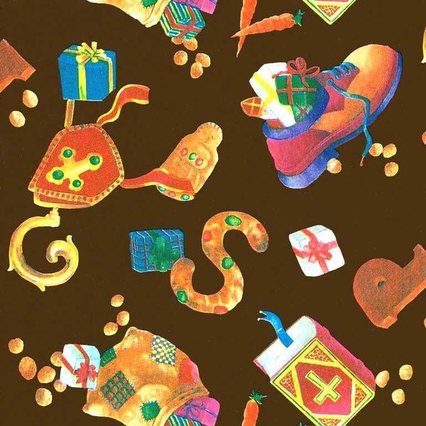 kadopapier SINT kraft  50cm dessin 6200